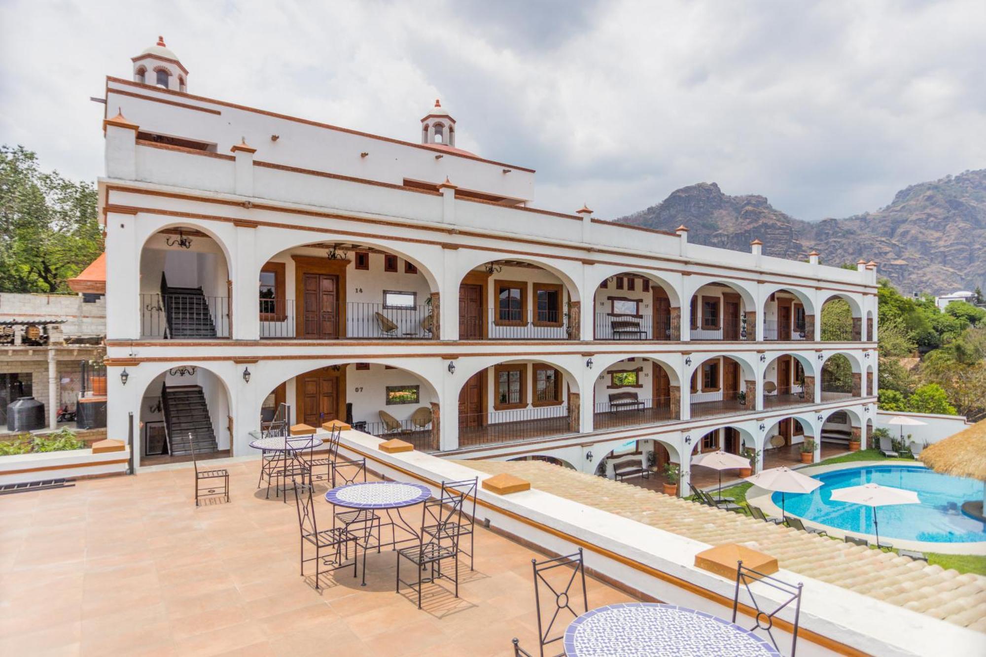 Palacio Del Cobre Tepoztlán Exteriör bild